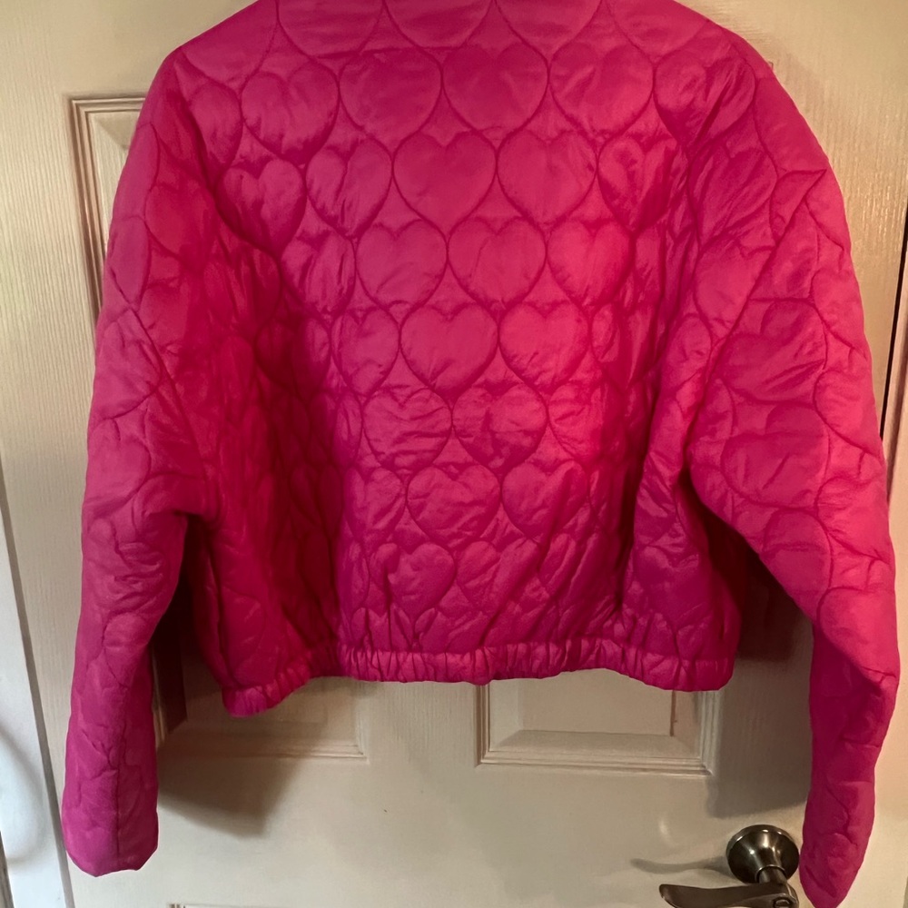 &merci Pink Cropped Jacket - Picture 2 of 4